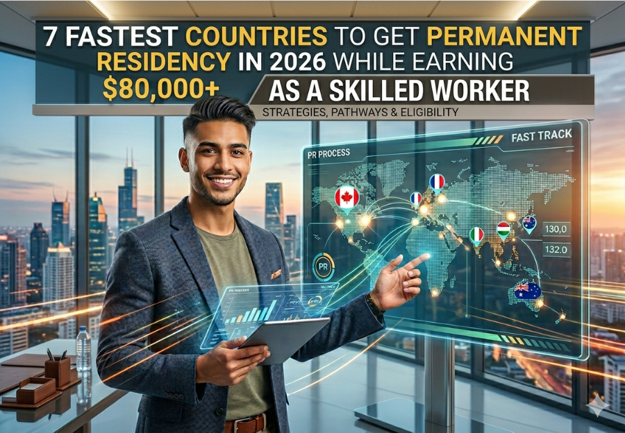 7 Fastest Countries to Get Permanent Residency in 2026 While Earning $80,000+ as a Skilled Worker 7 fastest countries to get permanent residency in 2026 while earning $80,000+ as a skilled worker