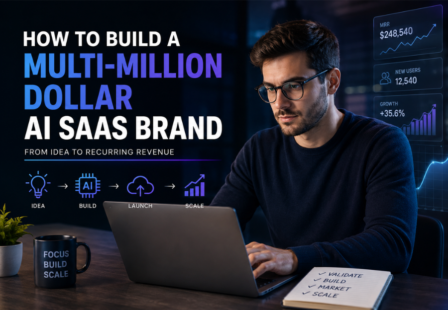 how to build a multi million dollar ai saas brand in 2026 (complete guide)