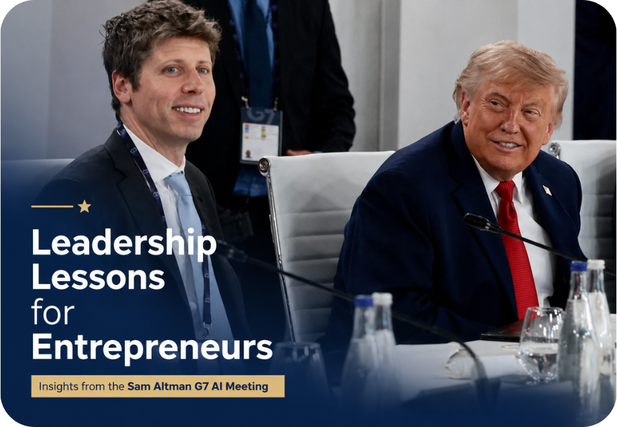 sam altman g7 ai meeting leadership lessons for founders