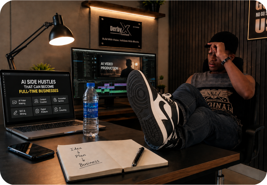 ai side hustles that can become full time businesses
